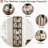 Six-Tier Corner Bookshelf Versatile Storage Rack