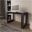 Bureau d'ordinateur avec grand plan de travail Wengue