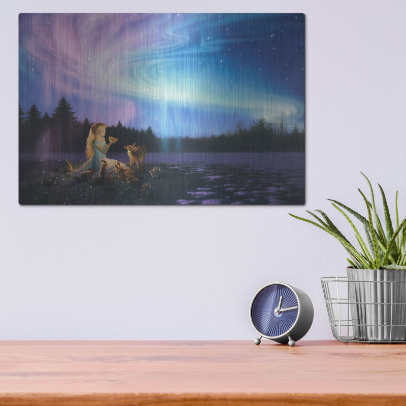Millwood Pines «Spring Feeling» par Kirk Reinert, art mural en métal, H 12 po x l 16 po