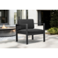 Chaise de patio avec coussins Aynura