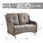 Wendye 2 Seat Stylish Patio Loveseat Glider Sofa With Water-Resistant Olefin Cushions-847534838-847534833