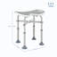 Cristoforo Gray Shower Chair
