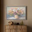 Impressionniste impressionnant bouquet de fleurs nature morte pastel doux, impression encadrée-932374923-932374925