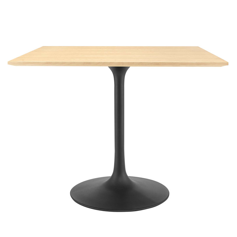 Lippa Square Wood Dining Table, Natural, 36" L x 36" W