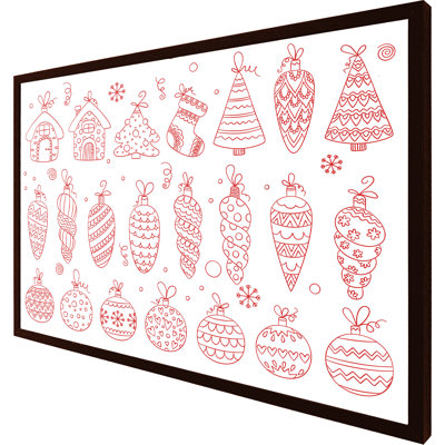 Betel Winter Toys - Single Picture Frame Print