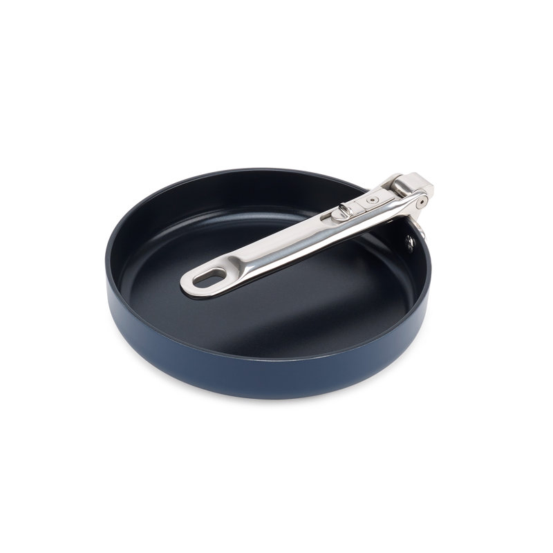 Joseph Joseph Space Ceramic Non-Stick Frying Pan with Folding Handle, 8"