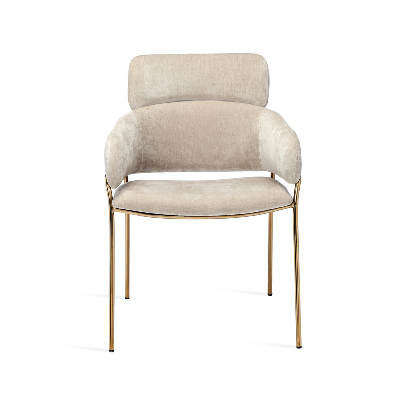 Marino Armchair, Beige Latte Chenille