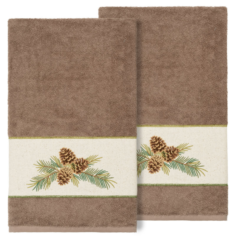 Serviette de bain 100% coton Pierre Pierre, Latte