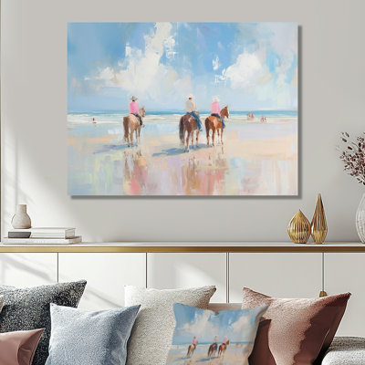 Surfside Beach, Texas Cowboys Horseback Riding - Cowgirls Wall Decor