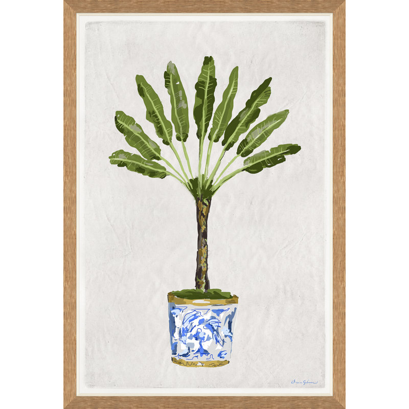 «Delft Palm» par Dana Gibson - cadre photo, impression sur papier