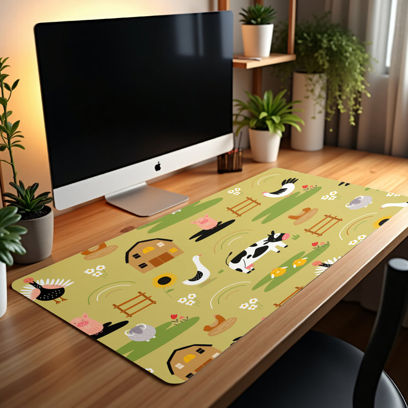 Polyester Desk Pad, 31.5x15.5