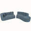 Modern Large 2-Piece Sectional Sofa with 3 Pillows,for Living Room, Bedroom-1502813325