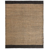 Jaipur Living Kion SOS03 Handwoven Border Black/Tan Area Rug (6'X9')