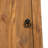 Bathroom Wall Cabinet Solid Pinewood 16.5" x 9.1" x 27.6"
