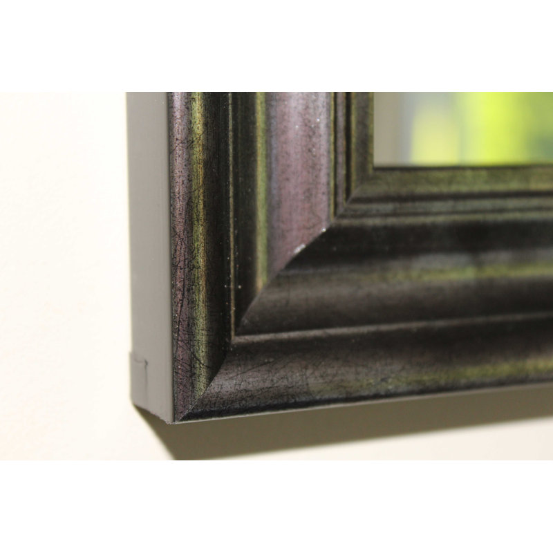 Roma Wood Flat Wall Mirror, 152cm H x 106cm W