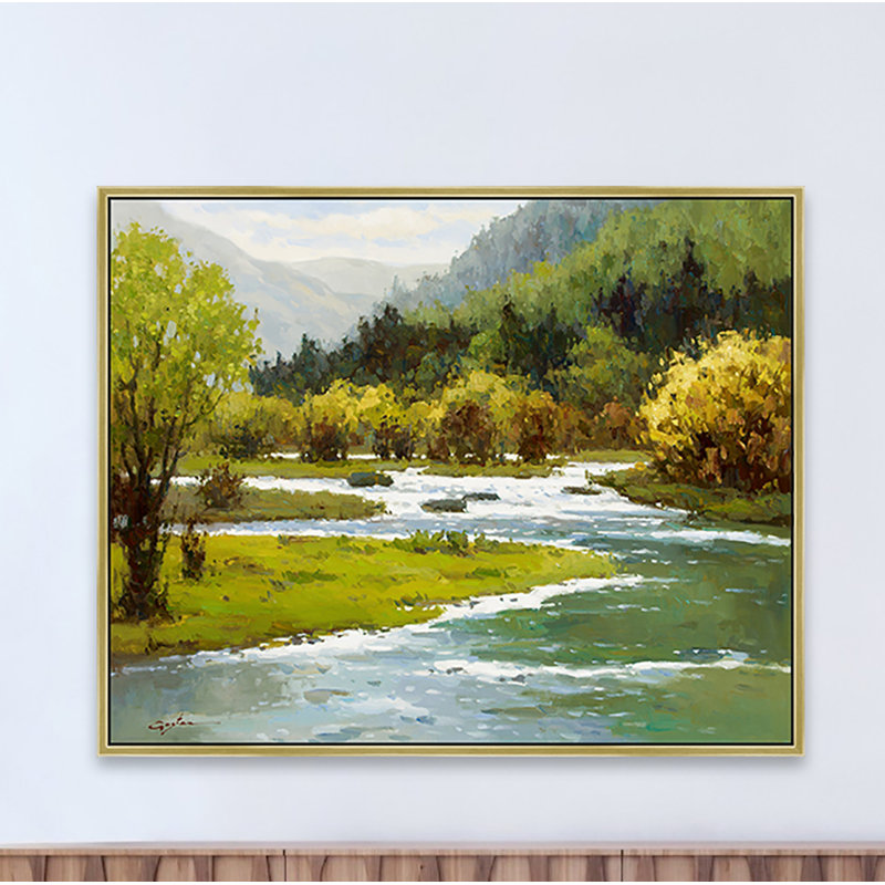 Crisp Day Painting, Gold