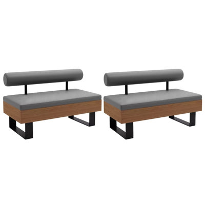 Banc de bar en similicuir