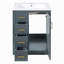 Meuble-lavabo 24 po avec lavabo en céramique-130477988