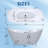 59 "Acrylic Freestanding Tub, Gloss White,  With Chrome Overflow And Pop-Up Drain, CUPC Certified