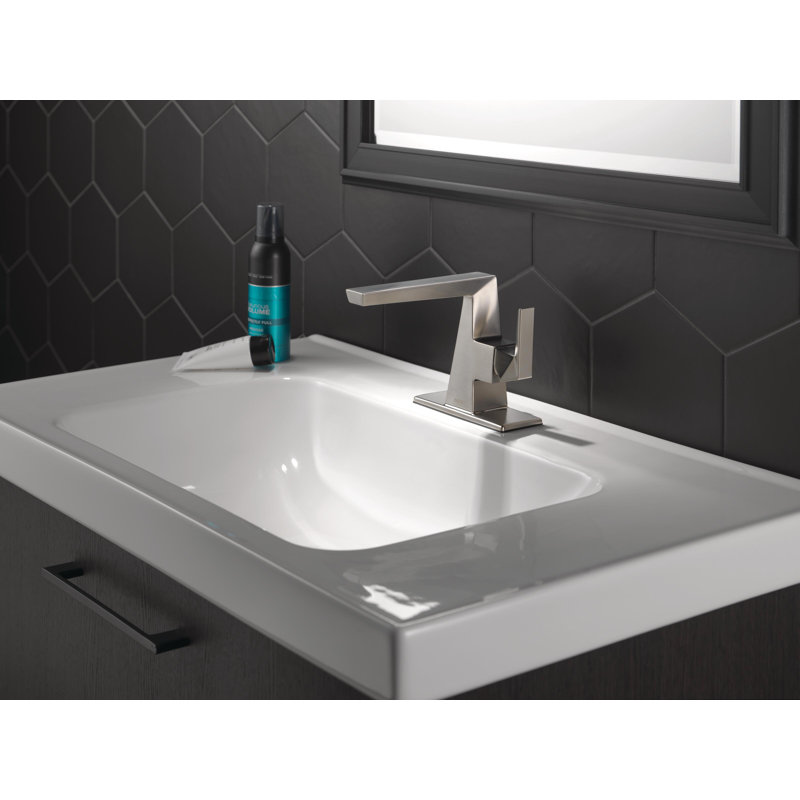 Single Handle Bathroom Faucet, Lumicoat Stainless