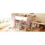 Lit mezzanine double avec maisonnette et rangement-1982798185