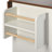 55.5" Farmhouse Kitchen Island With Drop Leaf, Kitchen Storage Island With Barn Door, Power Outlet, Rolling Kitchen Cart On Wheels With Spice Rack, For Home, Kitchen, Dining Room-693877460