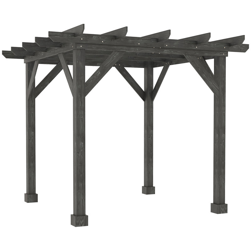 Abri de jardin en bois massif, L 9,83 pi x P 9,83 pi