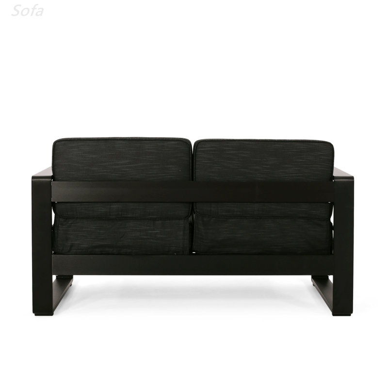 Lenuel Upholstered 56.76 " Fabric Loveseat