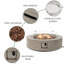Langport Concrete Propane Fire Pit Table-434861286
