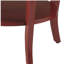 Table d'appoint ronde rouge avec tablette inférieure-1160087908