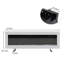 Belfry Heating 127cm W White Electric Fireplace