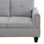 Canapé modulaire en L avec repose-pieds 3 pièces Straton-987632869-987632868