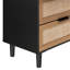 Commode 6 tiroirs en rotin, chambre à coucher, salon-1529339125