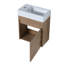 Meuble-lavabo simple l 18,1 po x P 10,2 po x H 22,8 po Svend