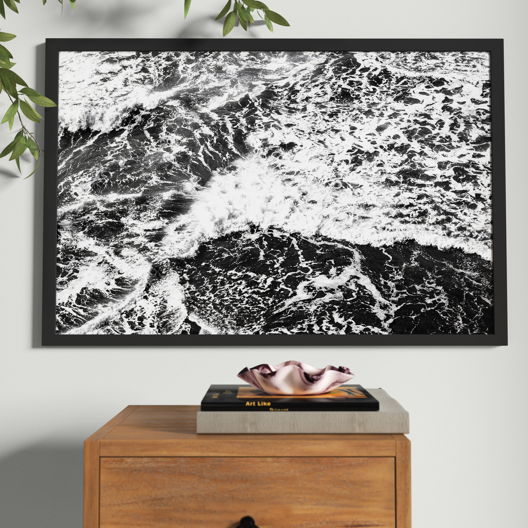 West Coast Vernon by Pete Olsen, Black, 28" H x 41" W