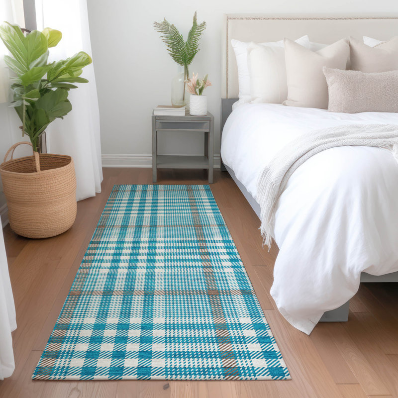 Tapis intérieur / extérieur lavable à la machine Chayden ACN1054, Tapis de couloir 2 pi 3 po x 7 pi 6 po