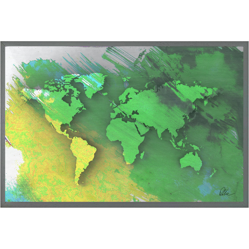 Single Picture Frame Print, 51cm H x 76cm W, Grey