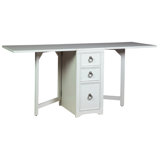 Drop Leaf Desk With Linen Finish