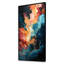 Rose et bleu tourbillonnant, peinture fluide III - art mural abstrait-1931886414-2130097263