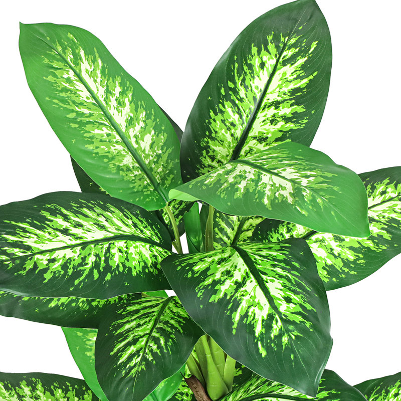 Arbre de daffenbachia artificiel en pot