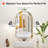 Bathroom Medicine Cabinet With Led Mirror, Anti-fog Lighted Mirror Cabinet, Recessed Or Surface Mount, No Assembly Required, Wall Mounted Bathroom Mirror Cabinet-1286212468-1286212469