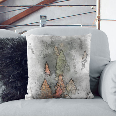 Abstract Square Throw Cushion