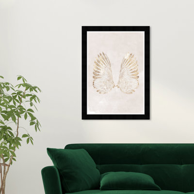 Soft Angel Wings - impression encadrée