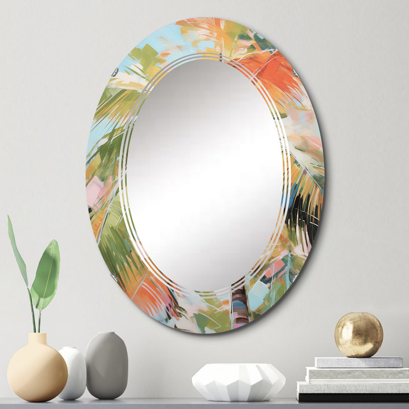 Miroir mural ovale, miroir décoratif décoratif - Allura, 30 po x 20 po