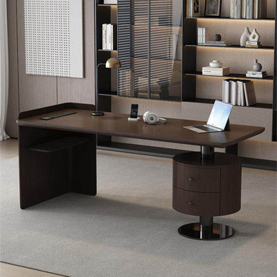 62.99"Italian minimalist rectangular office desk