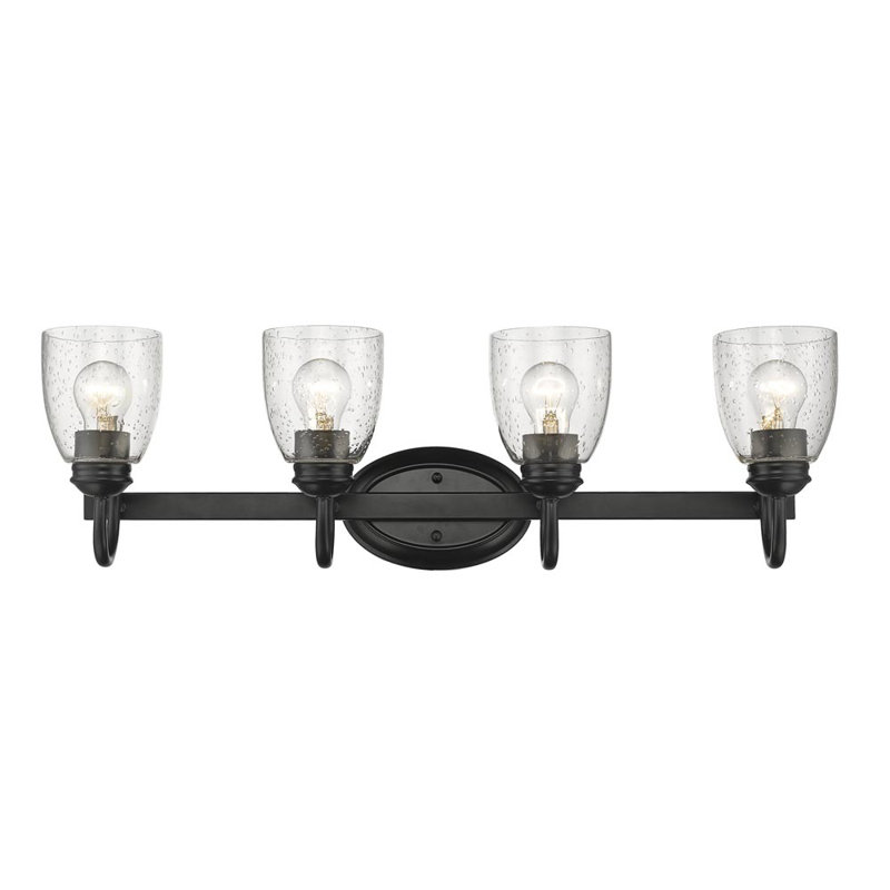 Leitner Dimmable Vanity Light, Matte Black, 2