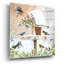  «Christmas Flock» par Elle Media Group SA, art mural en verre acrylique, 12 po x 12 po-144578029