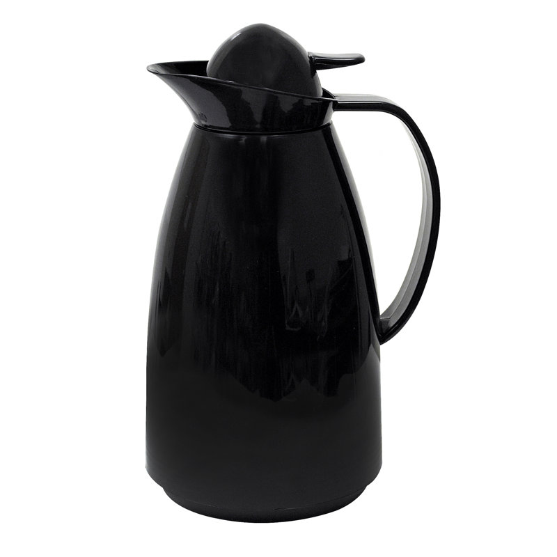 Thermal 4 Cup Carafe with Glass Lining, Black
