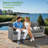 7 - Person Mostly No Assembly Required Patio Furniture Set with Swivel Rocker, Outdoor Wicker Rattan Sectional Seating Group with Cushions, All Weather Sofa Conversation Set with Fire Pit Table for Garden Backyard-1643042254