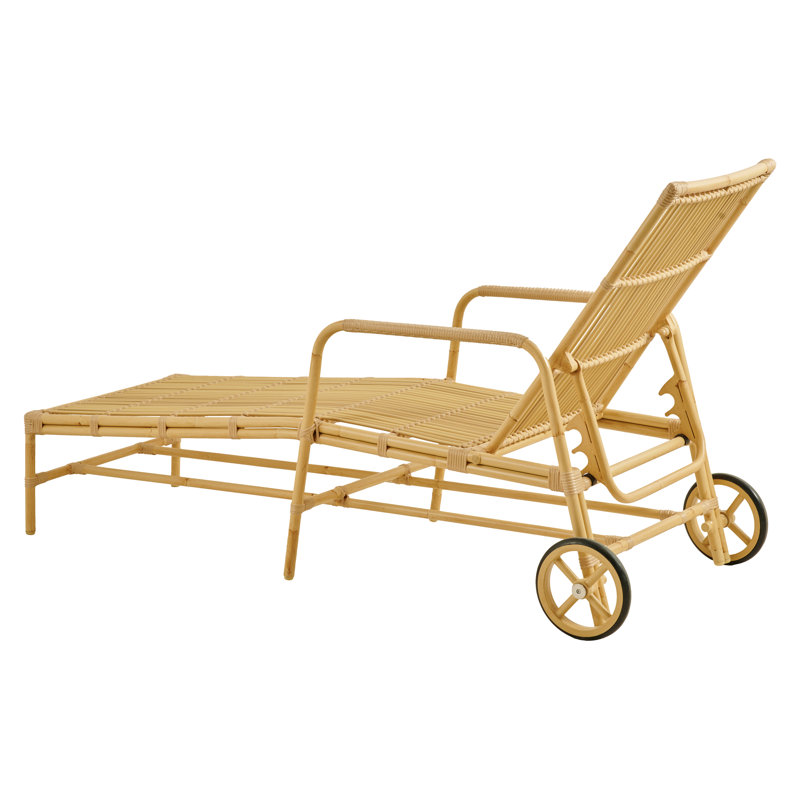Affaire Josephine Reclining Chaise Lounge, Exterior Natural